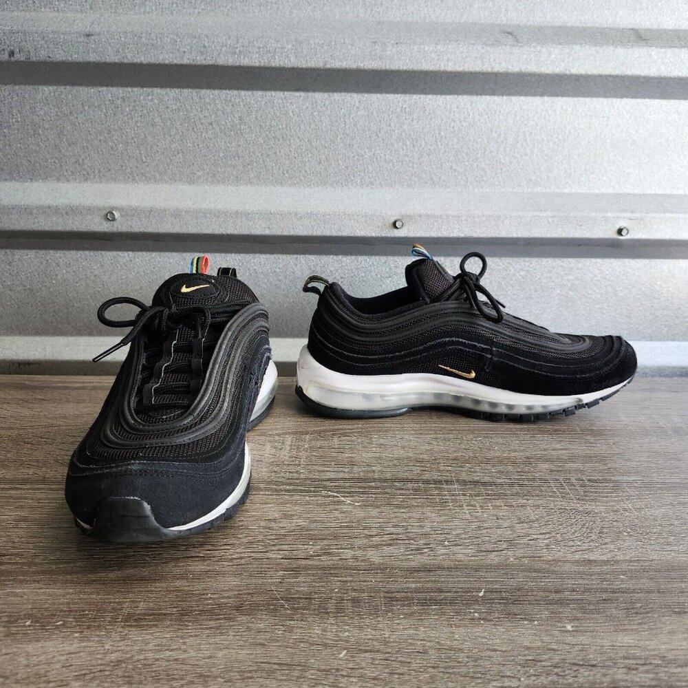Nike Air Max 97 QS Olympic Rings-Black 2019 Mens Shoes CI3708-001 Size 10